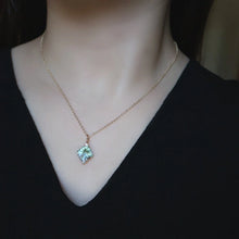 画像をギャラリービューアに読み込む, アバロンシェル × クリスタル水晶のオーロラカラーネックレス｜SAKURA jewelry（サクラジュエリー）
