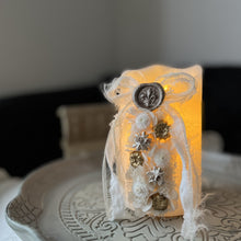 画像をギャラリービューアに読み込む, フラワーアートキャンドル レイヤーリボン｜ciel bleu（シエルブルー）
