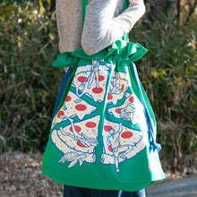 画像をギャラリービューアに読み込む, ビッグマルシェバッグ０3　グリーン｜DAILYCHOP DESIGN STORE（デイリーチョップデザインストア）
