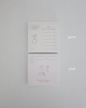 画像をギャラリービューアに読み込む, lovely memo pad｜ggotgill（コッキル）
