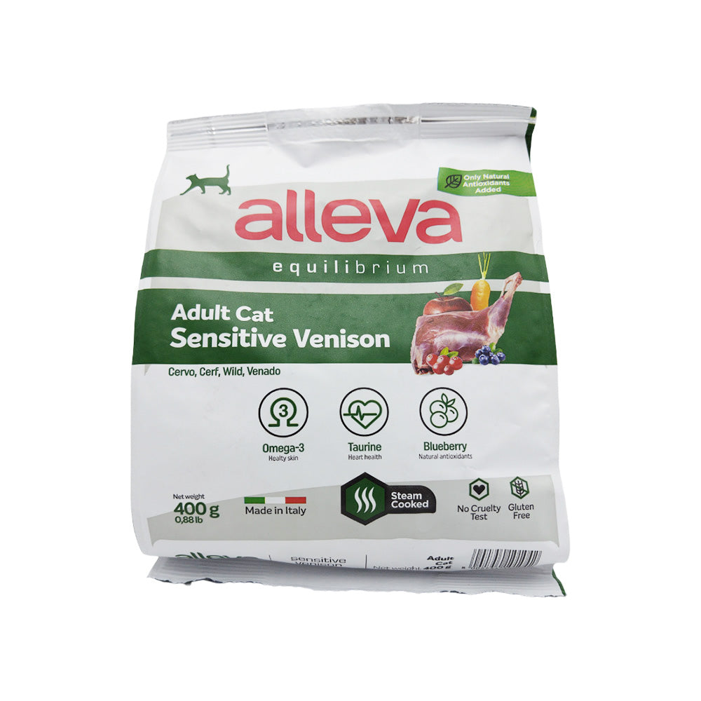 アレヴァ　エクイリブリアム　センシティブ　ベニソン　成猫用　４００ｇ｜アレヴァ