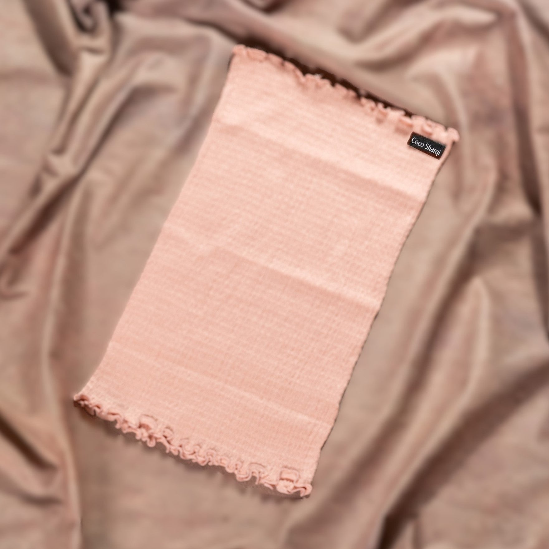 日本製 超極細シルク ベリーウォーマー(腹巻)　ピンク｜Coco Sharqi Japan（ココシャルキ）
