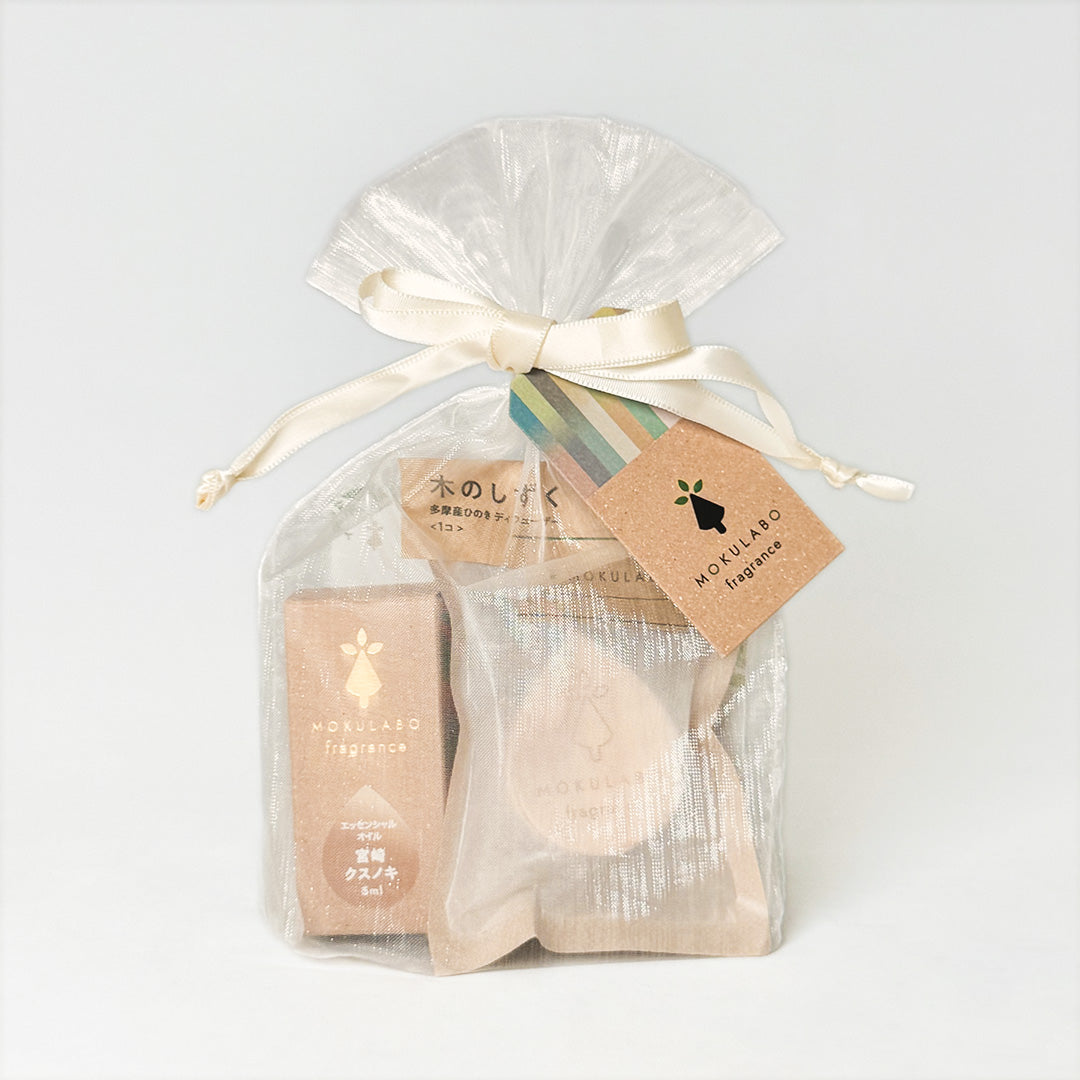 日本の木のアロマ ギフトセットA｜MOKULABO fragrance（モクラボ