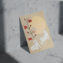 画像をギャラリービューアに読み込む, お部屋に小さなアートを。柴犬アートなポストカード【4枚セット】｜yoshie moriuchi ARTWORKS（ヨシエモリウチアートワークス）
