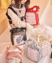 画像をギャラリービューアに読み込む, ギャザーハンドルバッグ（grayish blue）｜MARSLY（マーズリー）
