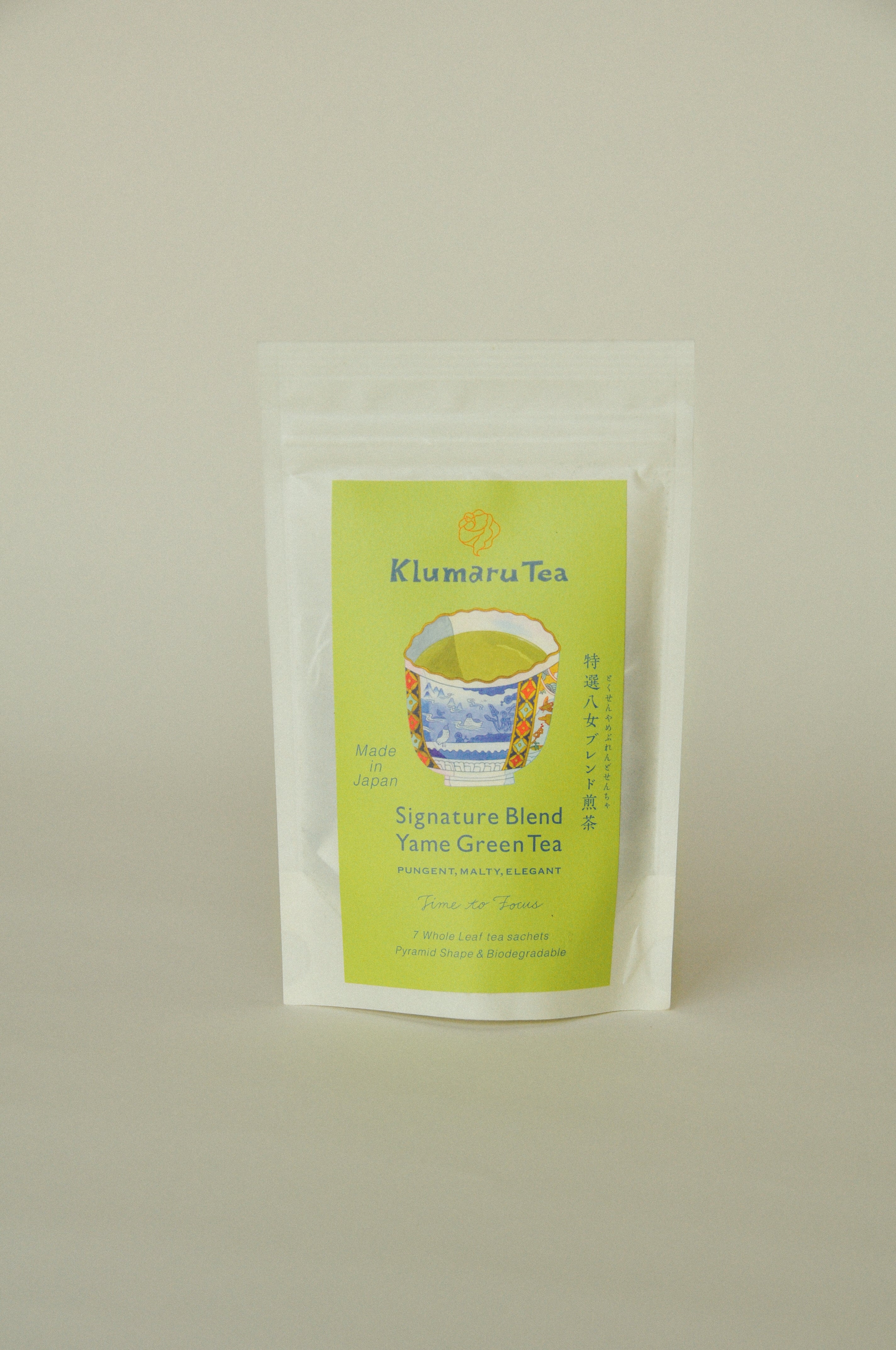 特選八女ブレンド煎茶（日本茶） 「集中するじかん」｜Klumaru Tea （クルマルティー）