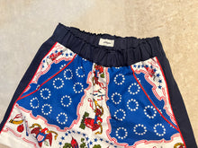 画像をギャラリービューアに読み込む, Short rough pants(bandana×navy)-ショートラフパンツ-｜colorple（カラプル）
