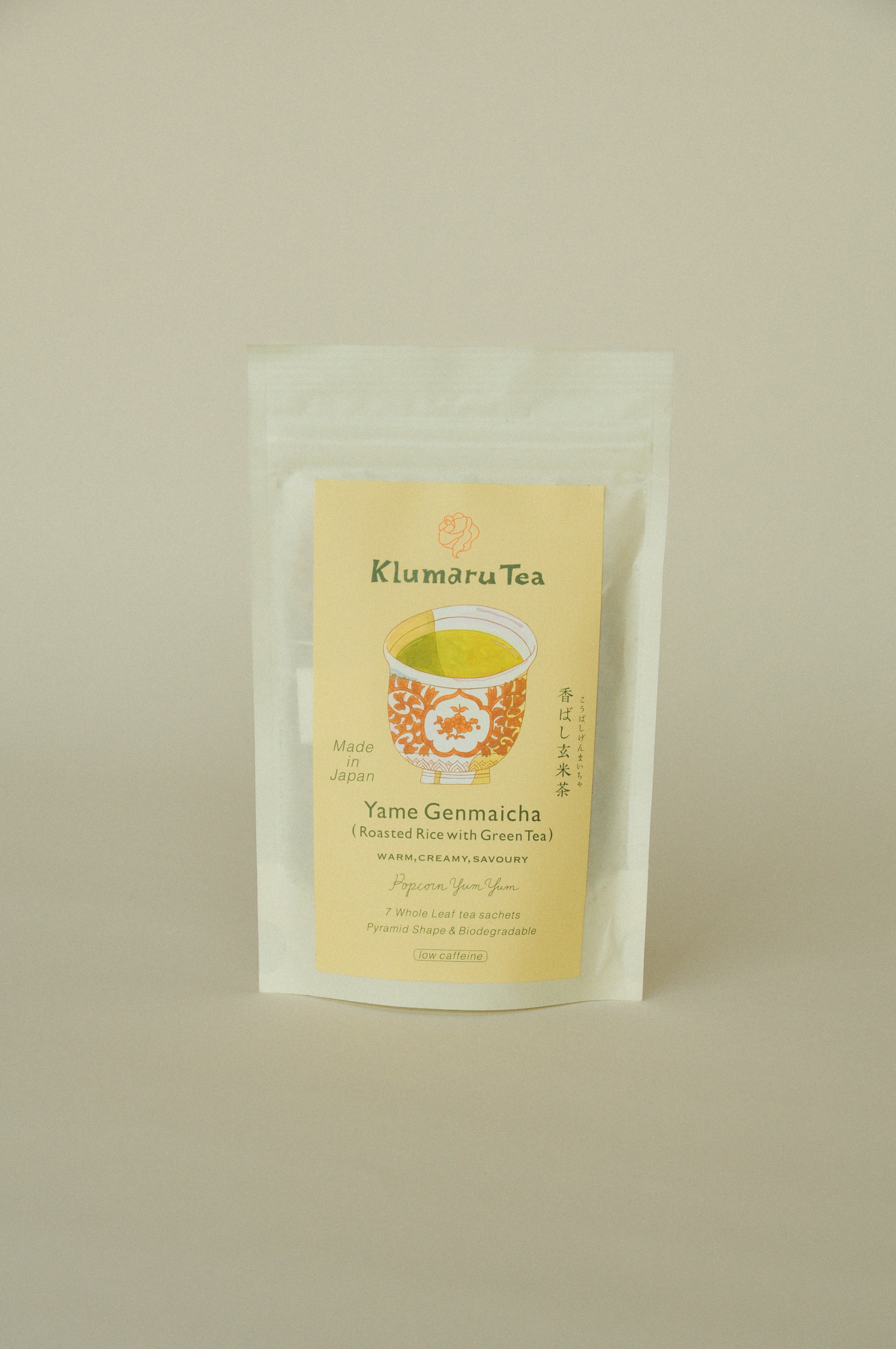 香ばし玄米茶（日本茶）「ポップコーン・ヤムヤム」｜Klumaru Tea （クルマルティー）