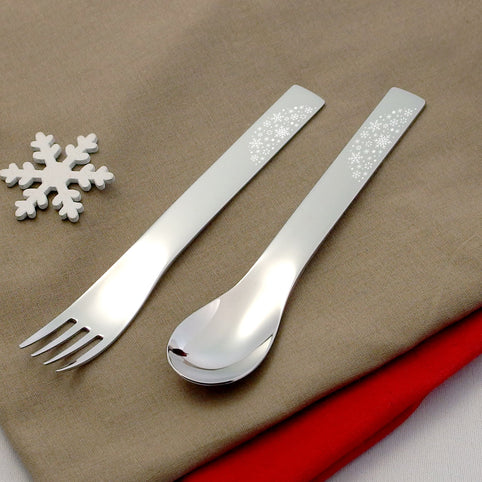 YAMACO ASSAR クリスマス仕様　スプーンS・フォークSセット｜YAMACO（ヤマコ）