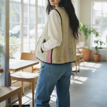 画像をギャラリービューアに読み込む, vintage kantha vest #3｜ananyaﾕｲｲﾂﾑﾆ（アナンヤユイイツムニ）
