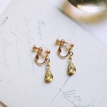 画像をギャラリービューアに読み込む, Vintage dragons breath drop earrings (yellow)｜if(innocent freedom)（イフ　イノセントフリーダム）
