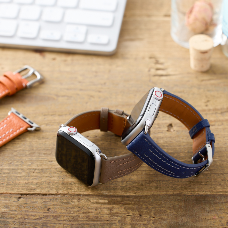 AppleWatch シェーブルレザーバンド(色：トープ)｜YUTORI（ユトリ