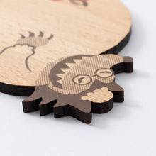 画像をギャラリービューアに読み込む, どうぶつの木製プレート＆コースター【おおかみ】｜Ten＆O Art+Craft（テンアンドオー　アートクラフト）
