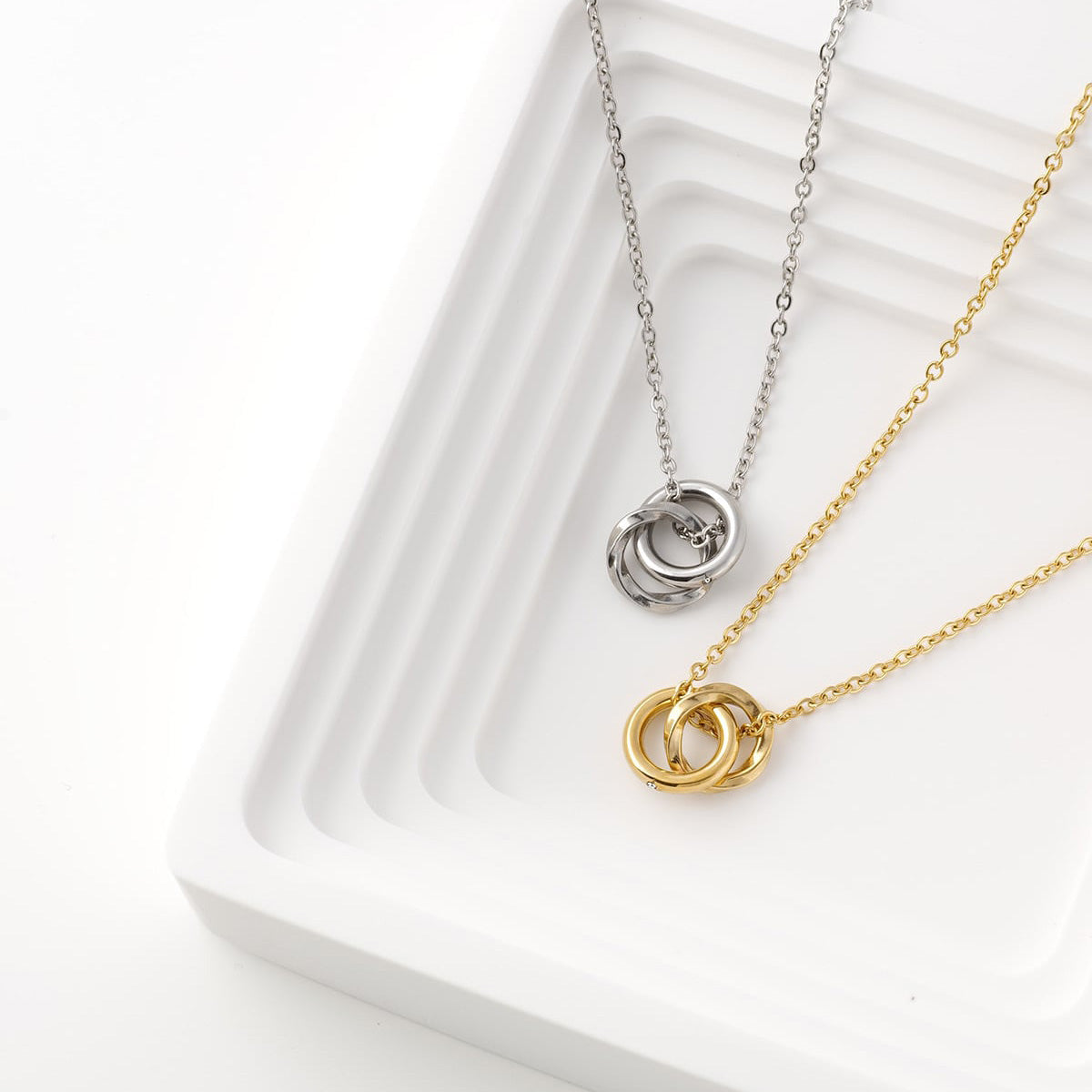 Llife DOUBLE RING PENDANT 【公式通販】