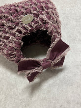画像をギャラリービューアに読み込む, triangle denim fringe ribbon bag medium / red｜GONGON.crochet（ゴンゴンクロシェ）
