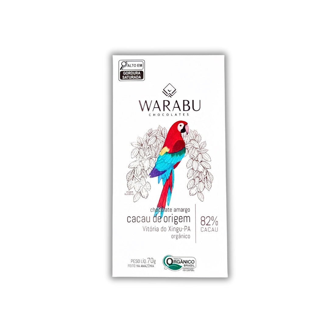 ダークチョコレートバー カカオ 82%｜70g｜WARABU CHOCOLATES（ワラブチョコレート）