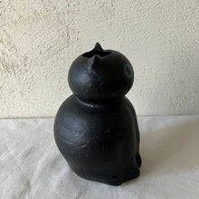 画像をギャラリービューアに読み込む, 黒猫花瓶｜とうげい hanaga（トウゲイ　ハナガ）
