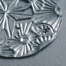 画像をギャラリービューアに読み込む, Metal Embossed Ornament - Moon -｜SZIAOREO ARTWORKS（シアオレオアートワークス）
