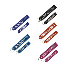 画像をギャラリービューアに読み込む, AIRBUS Keyring エアバス フライトタグ　｜Skyart JAPAN（スカイアートジャパン）
