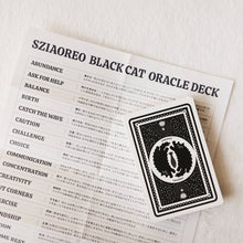 画像をギャラリービューアに読み込む, SZIAOREO Black Cat Oracle Deck｜SZIAOREO ARTWORKS（シアオレオアートワークス）

