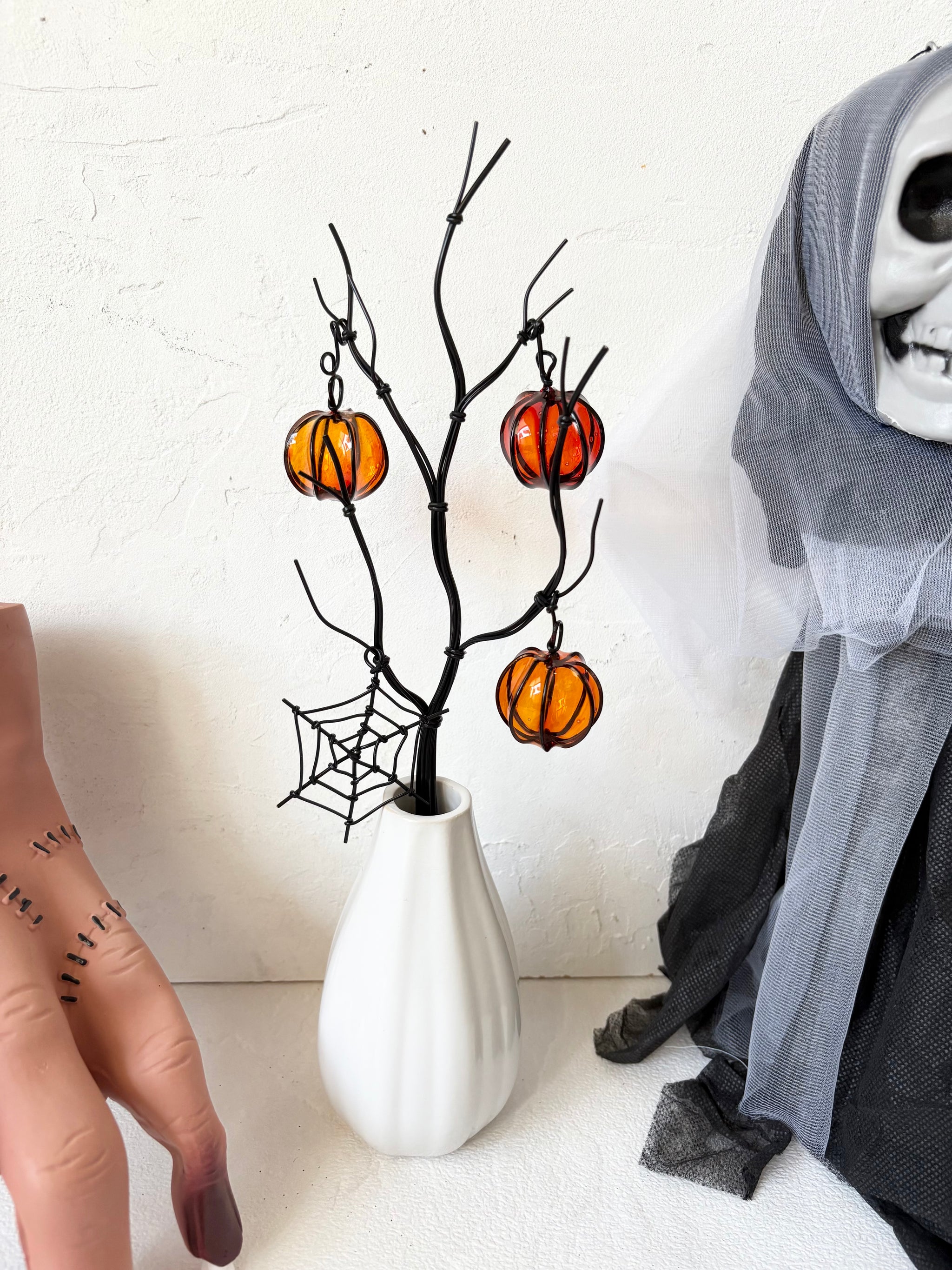 ハロウィンの枝2025｜wire art Niko（ワイヤーアートニコ