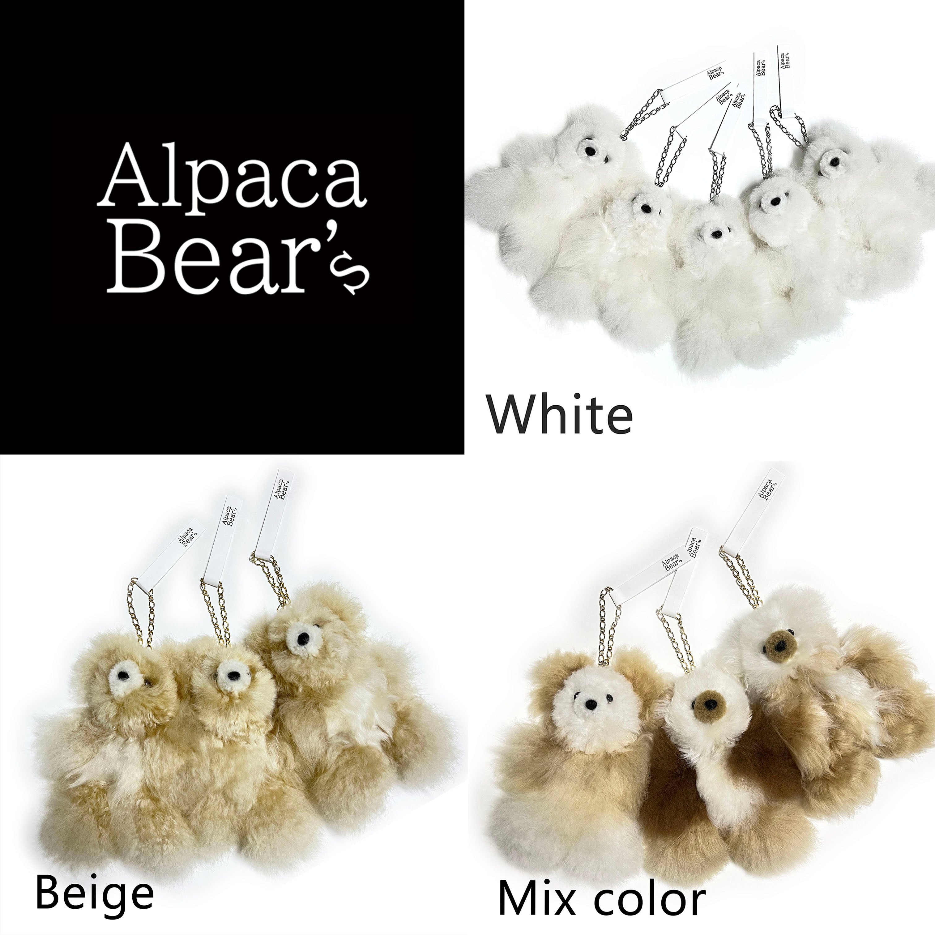 シンプルバックチャーム｜Alpaca Bear's（アルパカベアーズ）