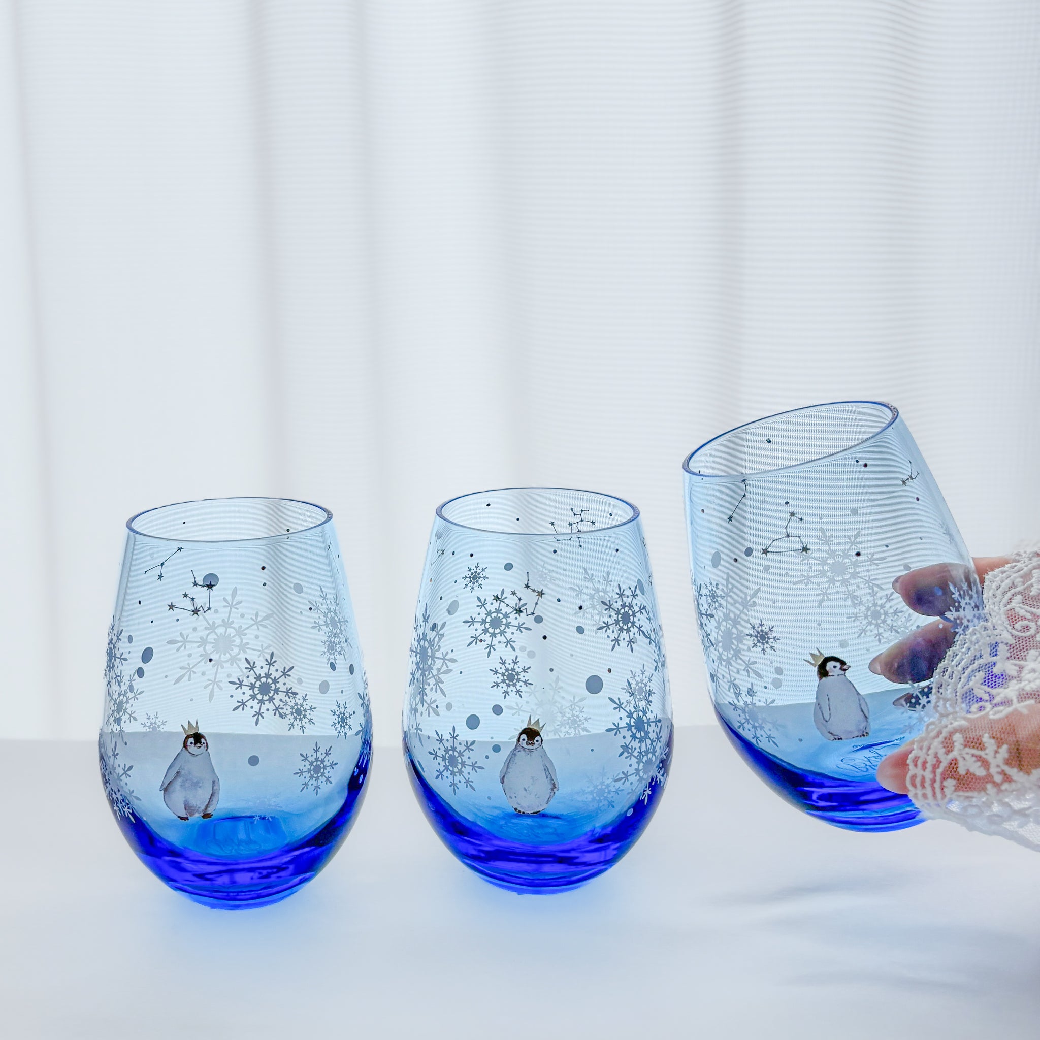 星降る夜のペンギングラス｜Blanche Neige By ちょこにゃん