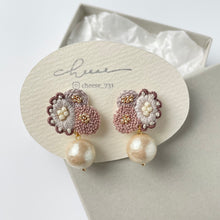 画像をギャラリービューアに読み込む, mitemite.刺繍ピアス.刺繍イヤリング｜cheese（チーズ）
