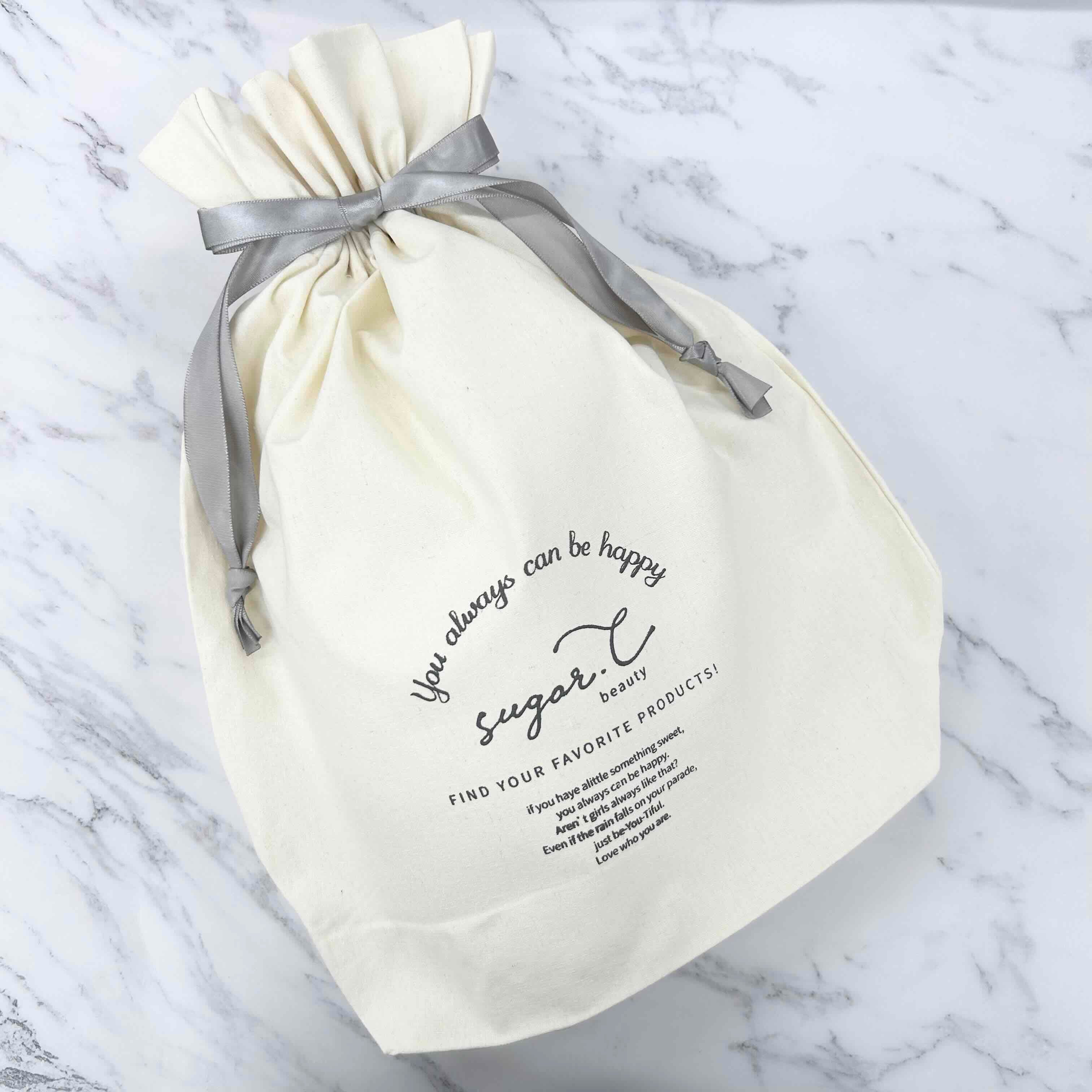 オリジナル布製バッグ ギフトラッピング｜sugar.C beauty（シュガーシービューティー）
