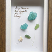 画像をギャラリービューアに読み込む, 明日が輝く1日でありますように【シーグラスアート】｜umihana（ウミハナ）
