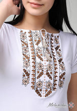 画像をギャラリービューアに読み込む, ウクライナ製・刺繍レディースTシャツ［タッセル付き］｜Ukrainian Embroidery Wear ”Mavka”（ウクライナシシュウノアパレル　マウカ）
