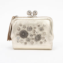 画像をギャラリービューアに読み込む, マルチスタッズがま口二つ折りウォレット｜perche（ペルケ）
