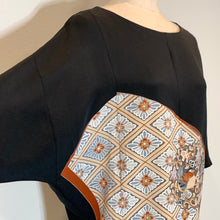 画像をギャラリービューアに読み込む, 着物リメイク　ドルマンスリーブワンピース｜komomo（コモモ）
