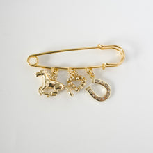 画像をギャラリービューアに読み込む, horse brooch gold ブローチ｜LUNACHIC（ルナシック）
