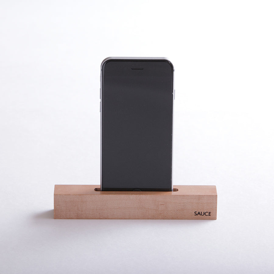 木製iPhone スティックスピーカー ｜WOODWORK CENTER（ウッドワーク