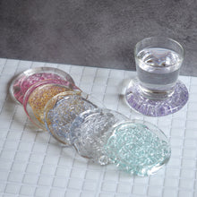 画像をギャラリービューアに読み込む, 雫-SHIZUKU- コースター ふじ（ブルー）｜ame（アメ）
