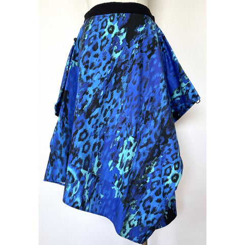 Merci DIEU Square skirt leopard blue - スクエアスカート レオパードブルー｜Merci DIEU（メルシーデュー）