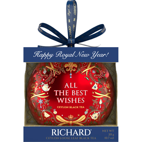 FREA RICHARD（リチャード） "All The Best Wishes" 缶入り セイロン紅茶 （クリスマス・トイ型 ）20g｜FREA（フレア）