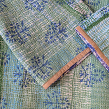 画像をギャラリービューアに読み込む, vintage kantha jacket "蒼の記憶" #3｜ananyaﾕｲｲﾂﾑﾆ（アナンヤユイイツムニ）
