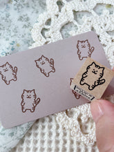 画像をギャラリービューアに読み込む, ねこスタンプ｜mh-mignon（エムエイチミニョン）
