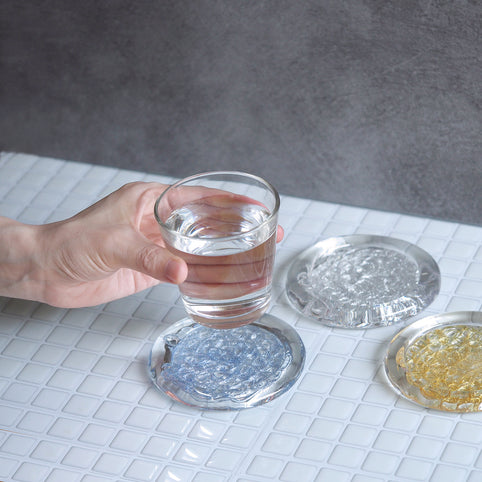 ame 雫-SHIZUKU- コースター ふじ（ブルー）｜ame（アメ）