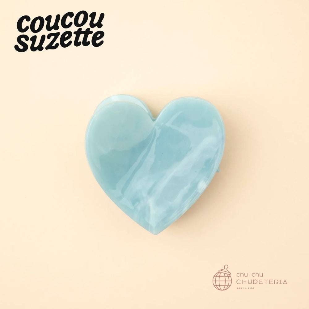 【Coucou Suzette】Blue Heart Hair Claw｜CHUPETERIA（チュペテリア）