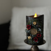 画像をギャラリービューアに読み込む, プレミアムフラワーアートキャンドル オーバルエンブレムB｜ciel bleu（シエルブルー）
