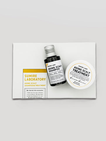すみれ研究所 エイジングスカルプ シャンプー＆トリートメントセット（50サイズ）｜すみれ研究所（スミレケンキュウジョ）