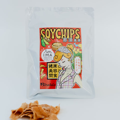 美肌大豆（Bihadaiz) OrganicSoyChips 山羊チーズ｜美肌大豆（Bihadaiz)（ビハダダイズ）