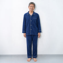 画像をギャラリービューアに読み込む, 呼吸するパジャマ®（パイピング） 和晒し3重ガーゼ メンズ【OMOTENASHI Selection 2025受賞】｜睡眠てらす（スイミンテラス）
