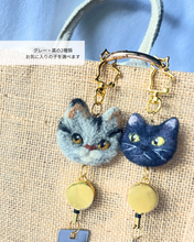 画像をギャラリービューアに読み込む, 羊毛フェルトの黒猫キーリール｜手作り｜たろじろ
