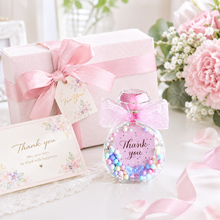 画像をギャラリービューアに読み込む, パステルジュエルのThank youボトル(アーティフィシャルフラワー・造花）bouquet de muguet（ブーケ　ドゥ　ミュゲ）

