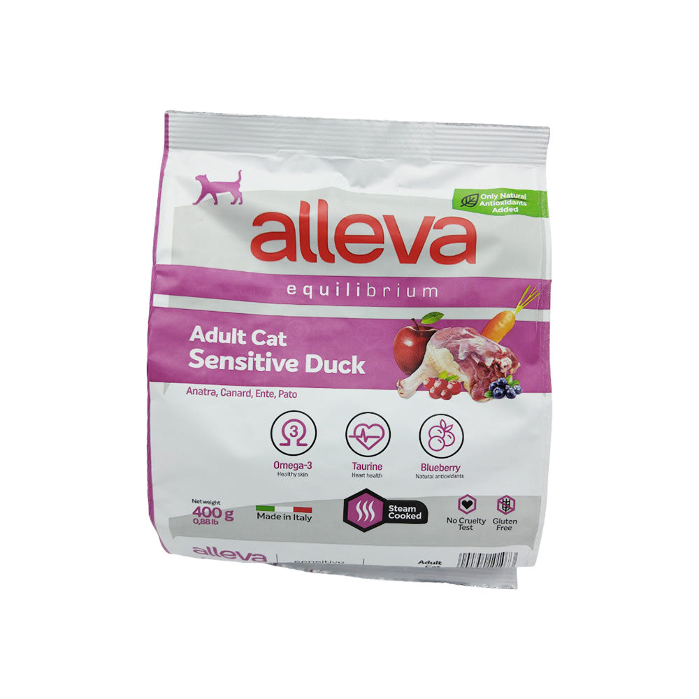 アレヴァ　エクイリブリアム　センシティブ　ダック　成猫用　４００ｇ｜アレヴァ