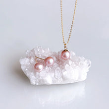 画像をギャラリービューアに読み込む, 天然色ピンク淡水パールピアス/イヤリング｜SAKURA jewelry（サクラジュエリー）
